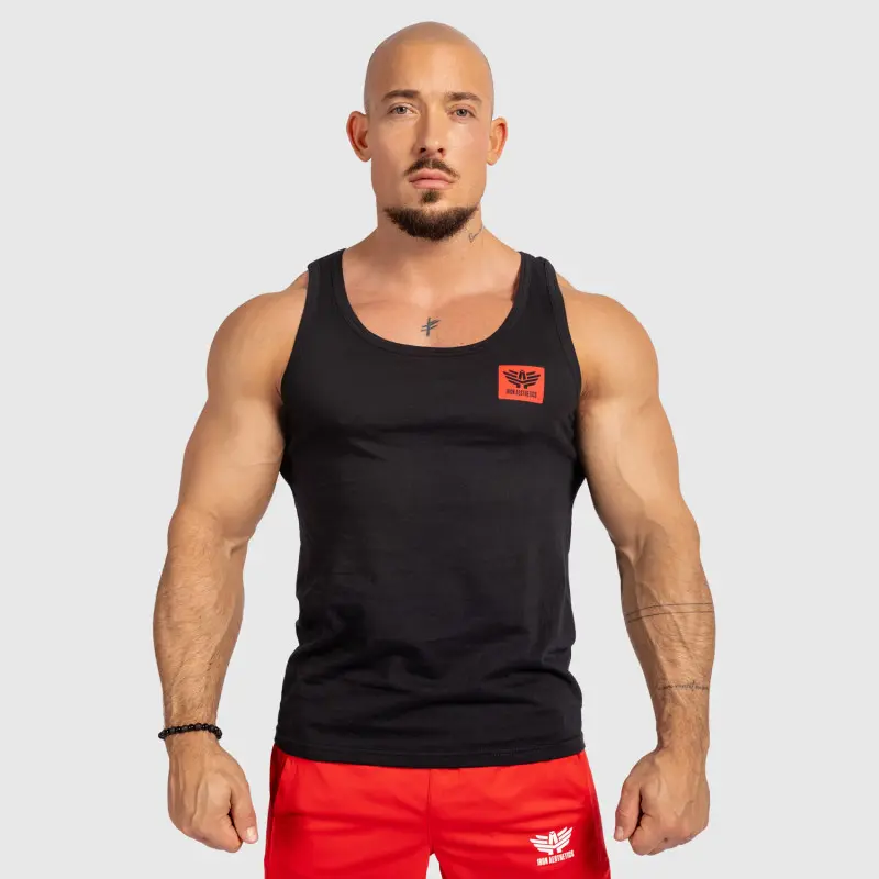 Pánské fitness tílko Iron Aesthetics Control, černé