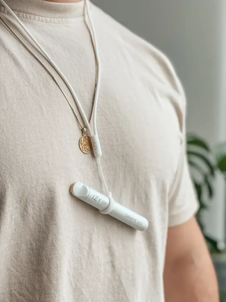 IZY VAPE Strap – šňůrka na krk bílá