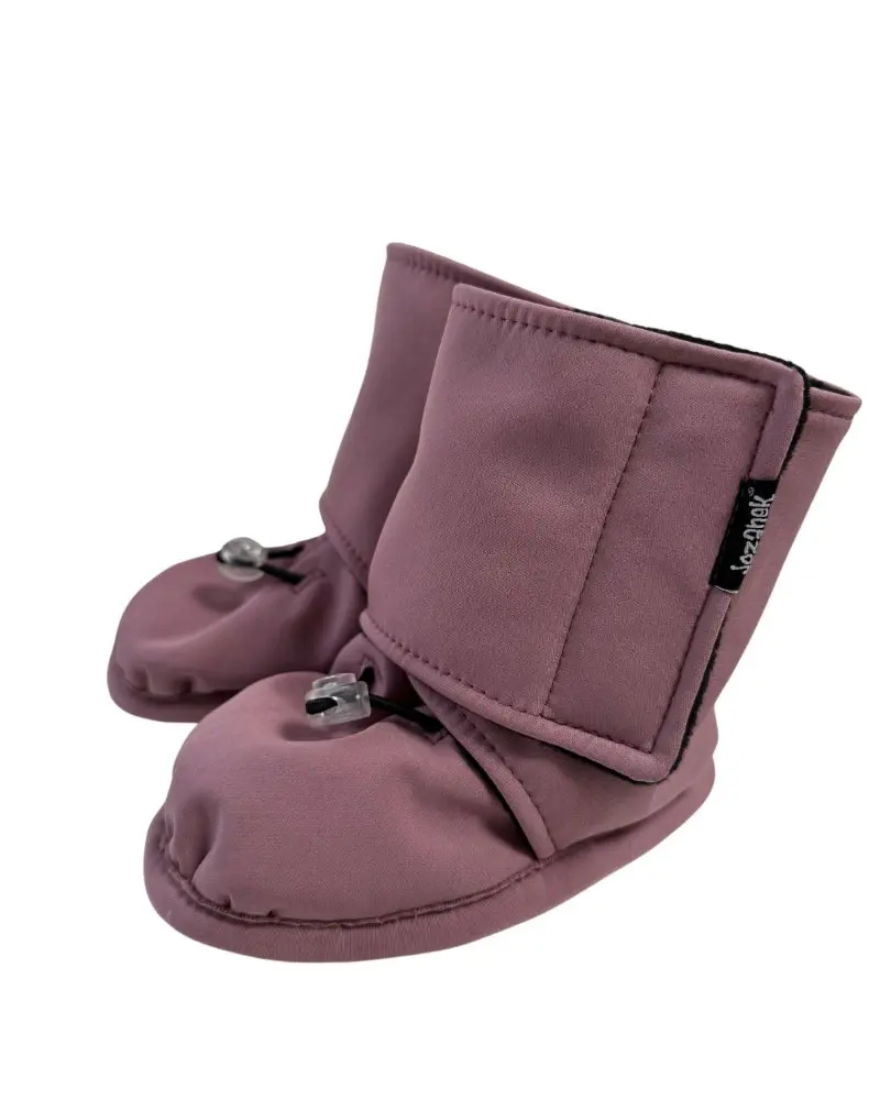 Jožánek Zimní softshellové capáčky pro miminka – růžové