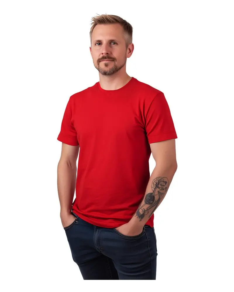 Jožánek Pánské tričko Marek, krátký rukáv – červené