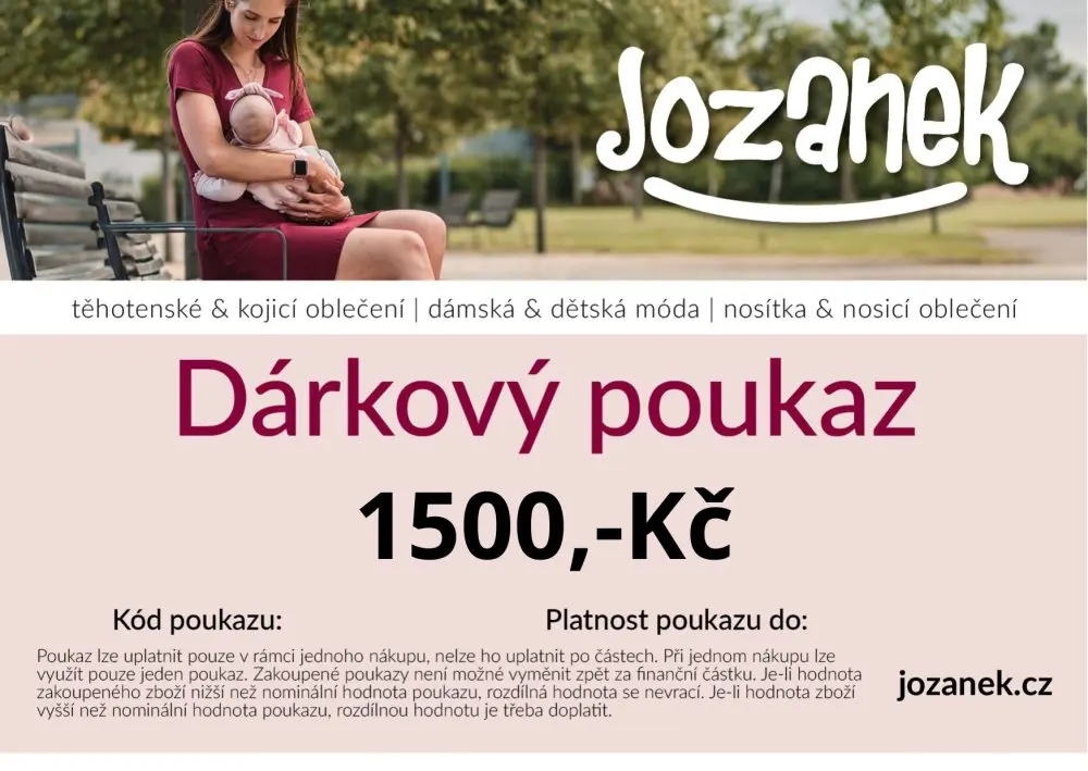 Jožánek Dárkový poukaz Jožánek® v hodnotě 1500,-Kč