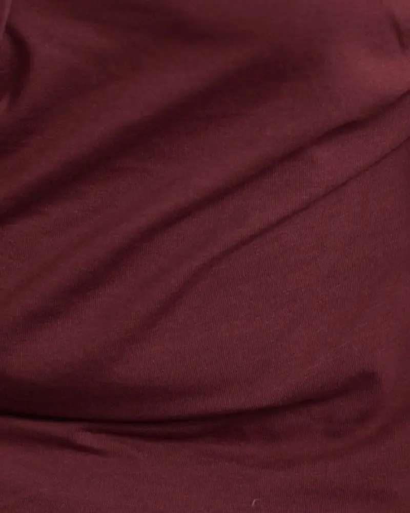 Zbytek metráže: Bavlněný úplet s elastanem, 185gr/m2, bordo
