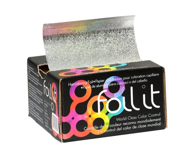 Framar PU-500 Pop Up Foils 5x11 - předřezaný alobal s texturou, 500 ks PU-500SIL Silver - stříbrný