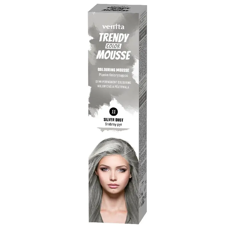 Venita Barevné tužidlo Trendy Color Mousse Silver Dust 75 ml