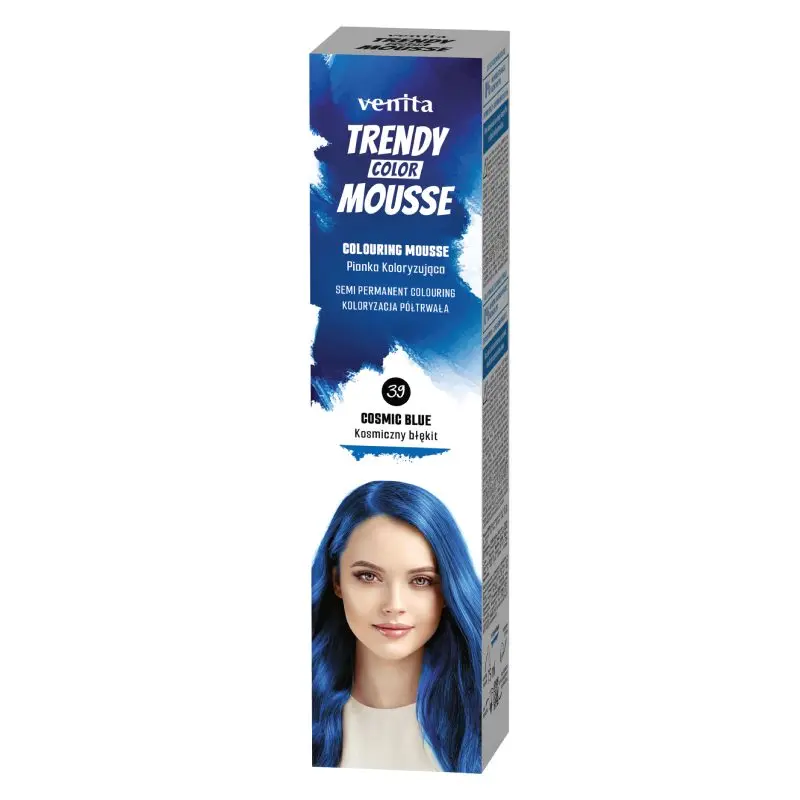 Venita Barevné tužidlo Trendy Color Mousse Cosmic Blue 75 ml