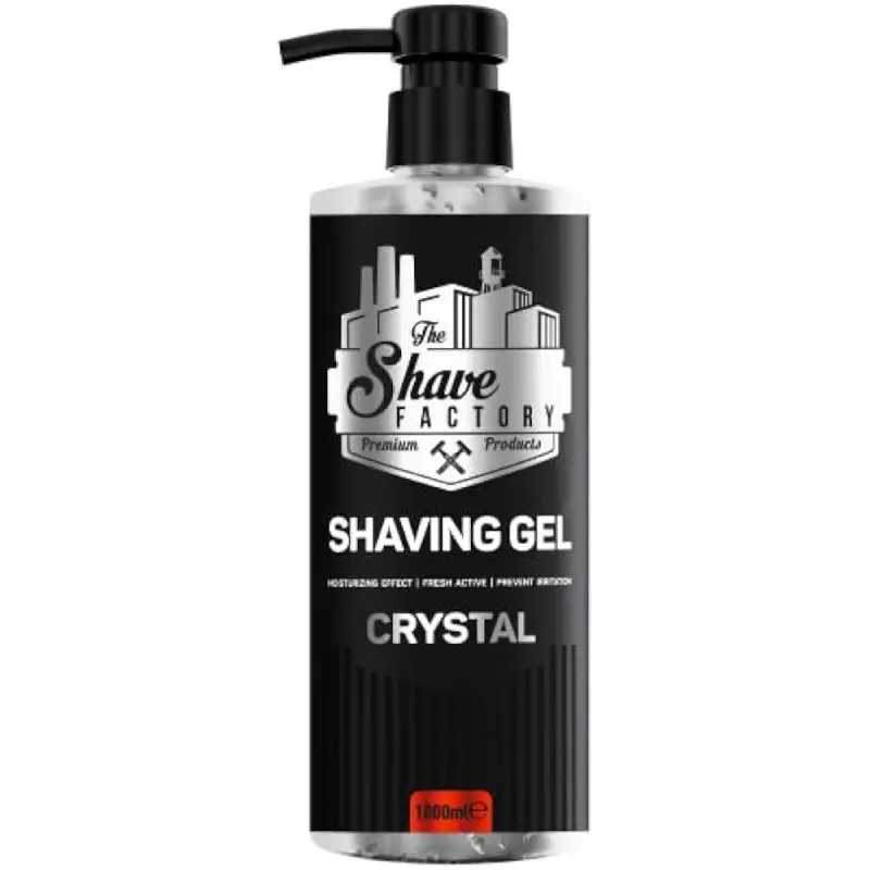The Shave Factory Shaving Gel CRYSTAL - gel na holení, 1250 ml