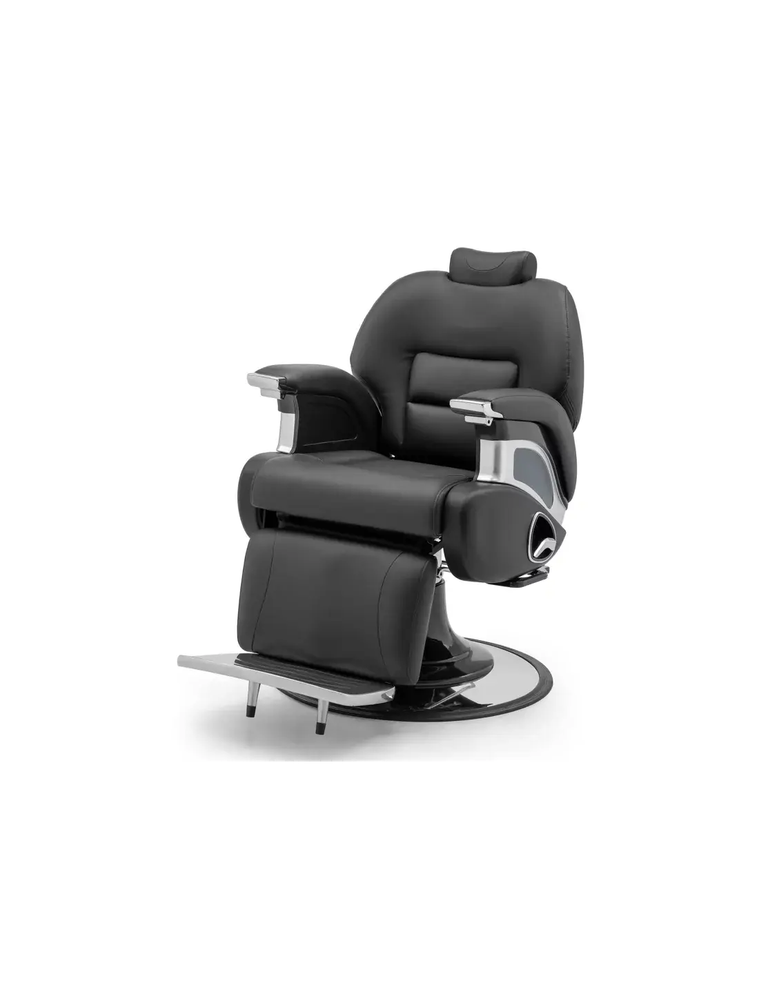 Barber křeslo EMPEROR - matná černá