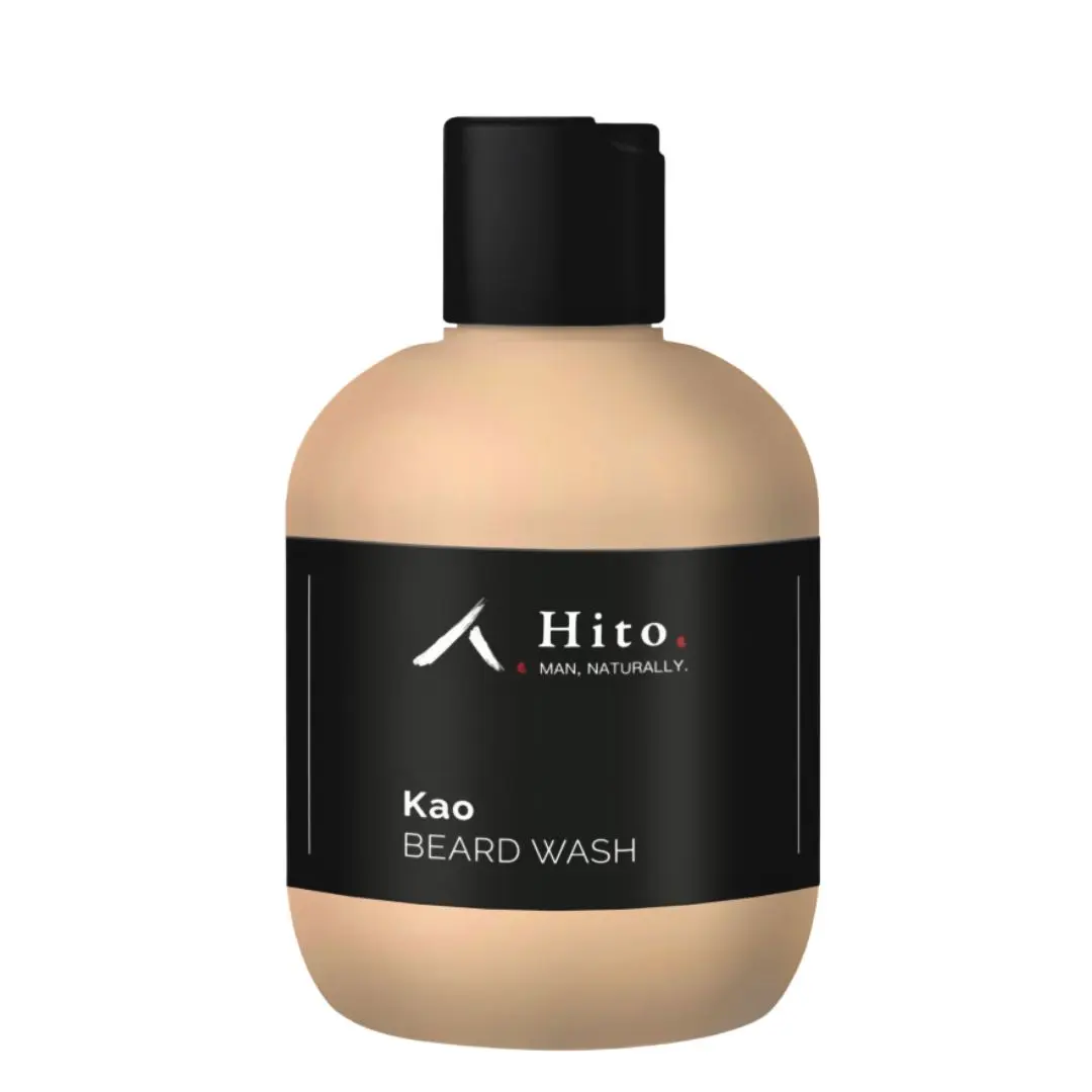 Hito "Kao" Beard Wash - změkčující šampon na bradu, 300 ml