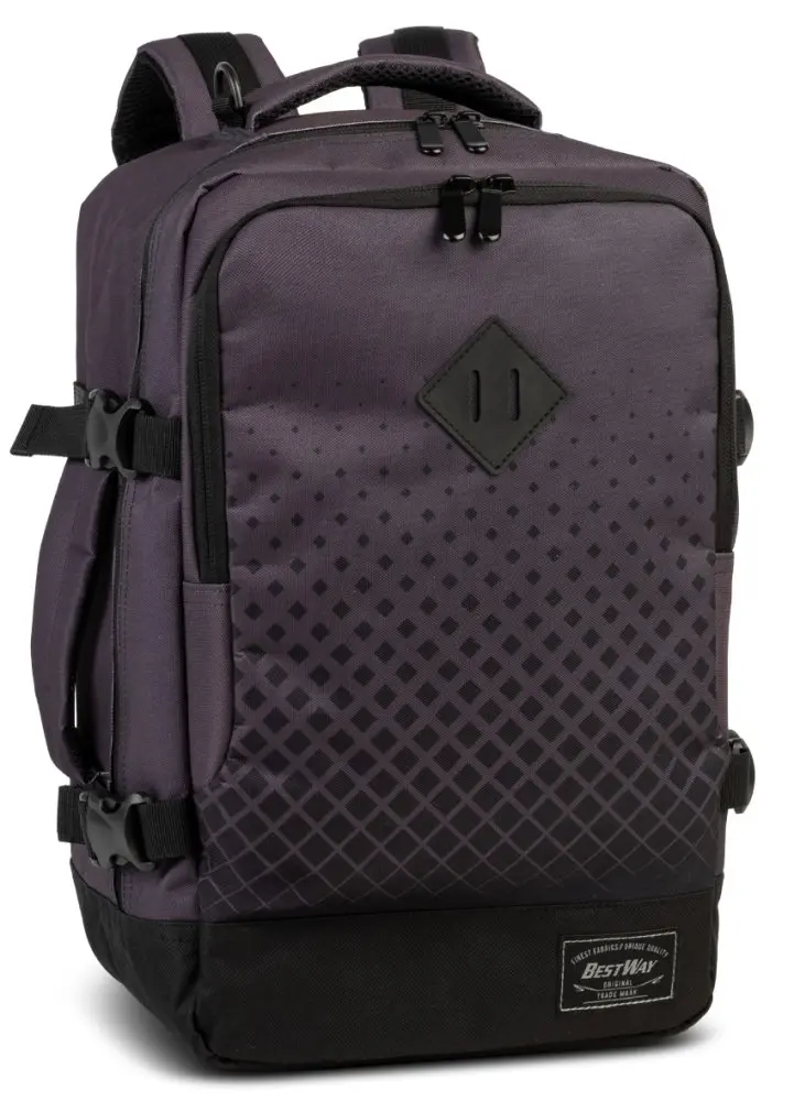 Bestway kabinové zavazadlo, batoh do letadla cabin pro Small 40290-1701 tmavě šedý/černý