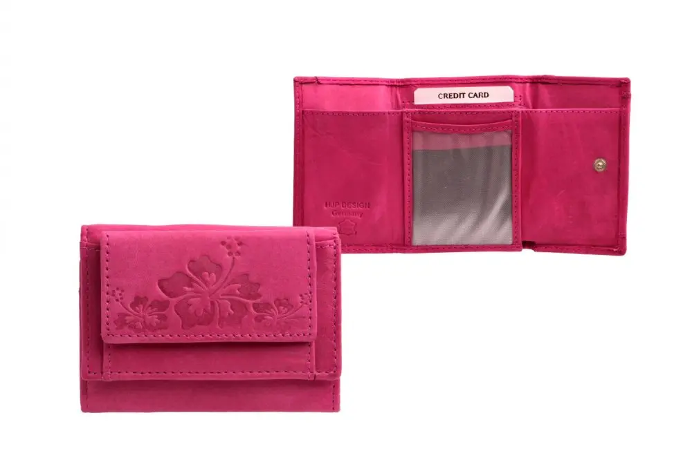 Dámská malá růžová peněženka 7116-A PINK
