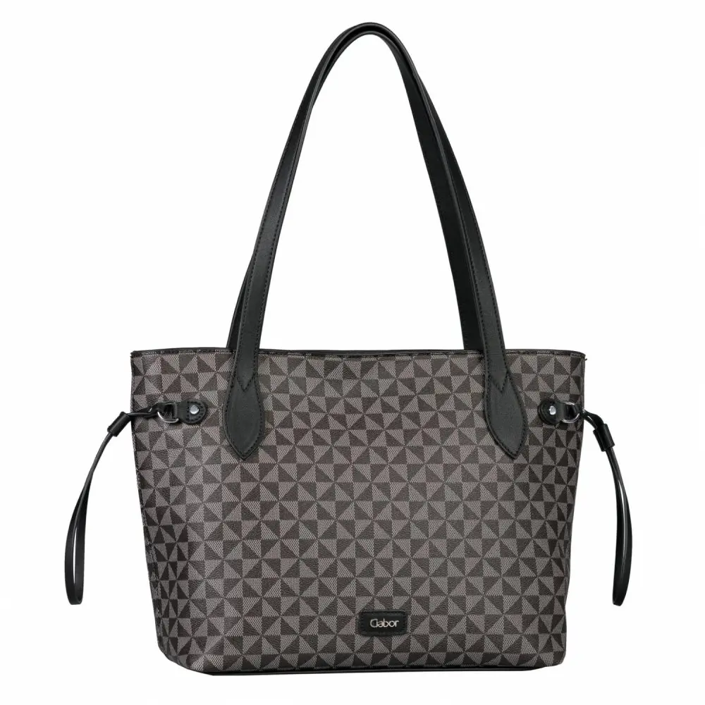 Gabor Kabelka Barina zip shopper mixed black 8441-133 černá