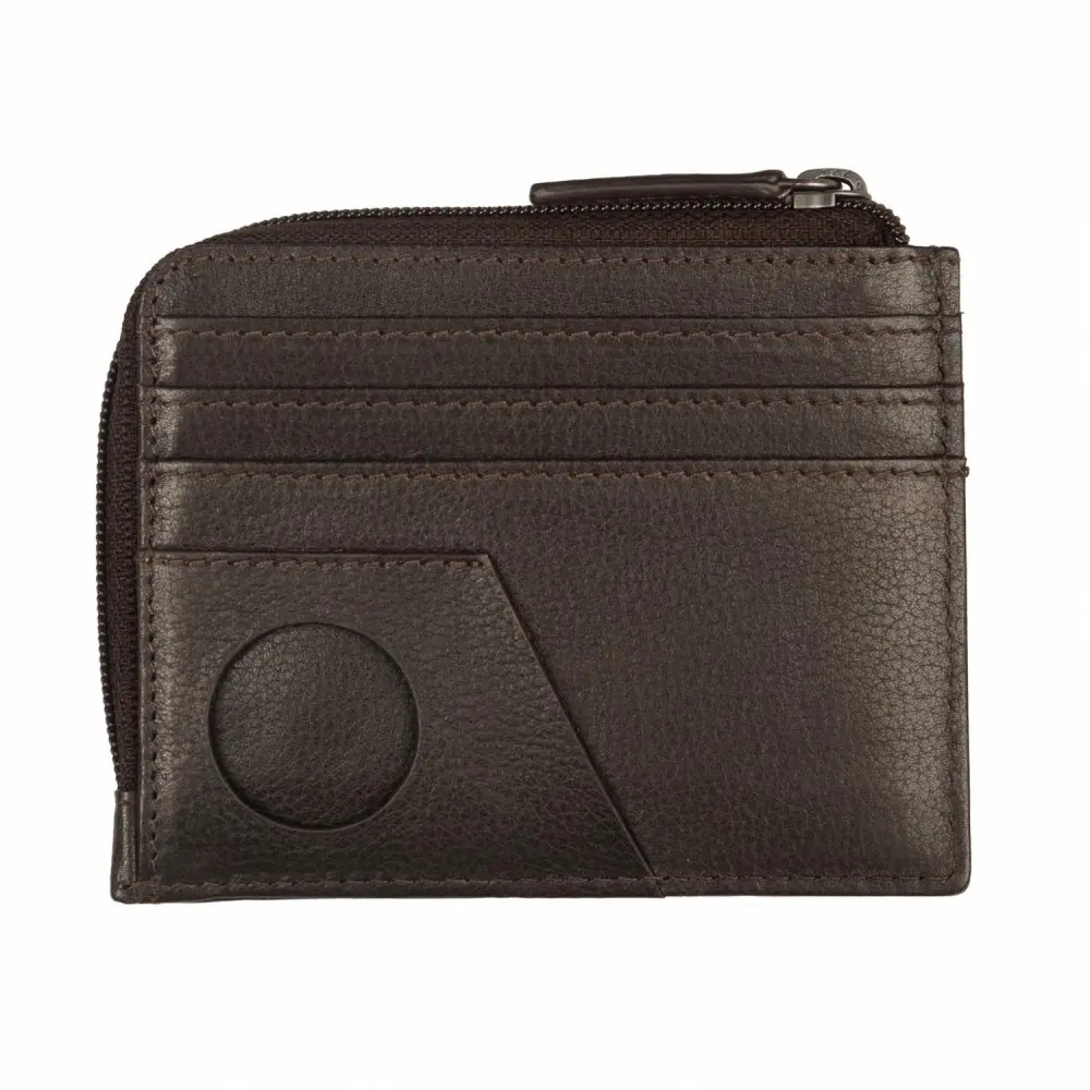 Kožené pouzdro na karty s RFID Tom Tailor Bela 011286 tmavě hnědé
