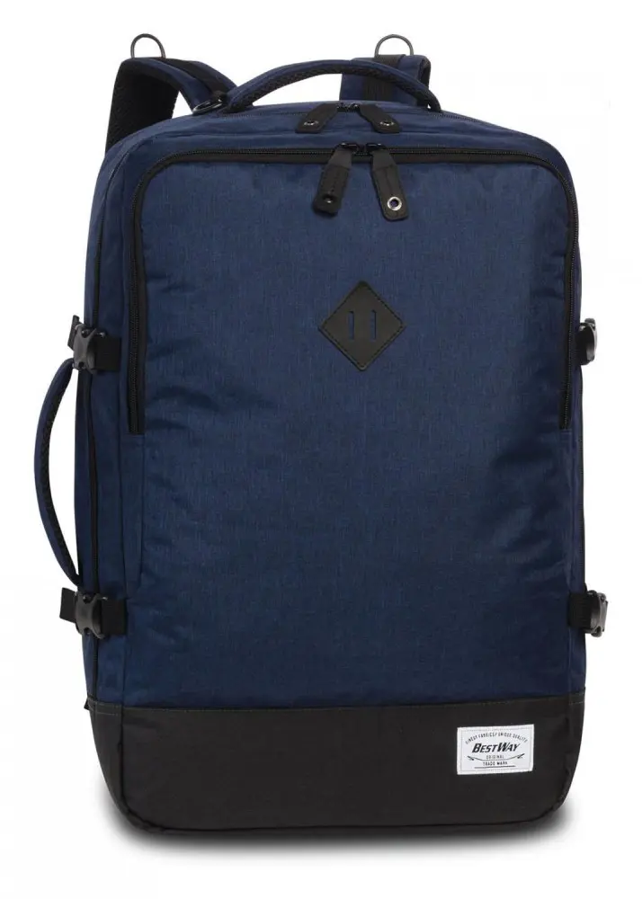 BestWay cestovní batoh CABIN PRO RETRO 40223-0600 tmavě modrý 40 L