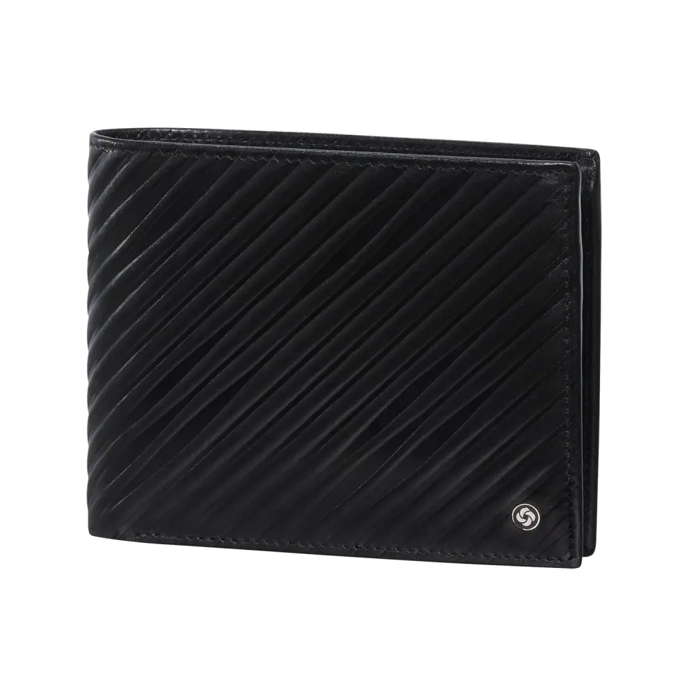 Samsonite Luxusní pánská kožená peněženka Refined SLG 155859-1041 černá