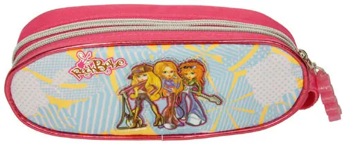 Dívčí školní penál na pastelky elipse Rock Babe Tripple 025823