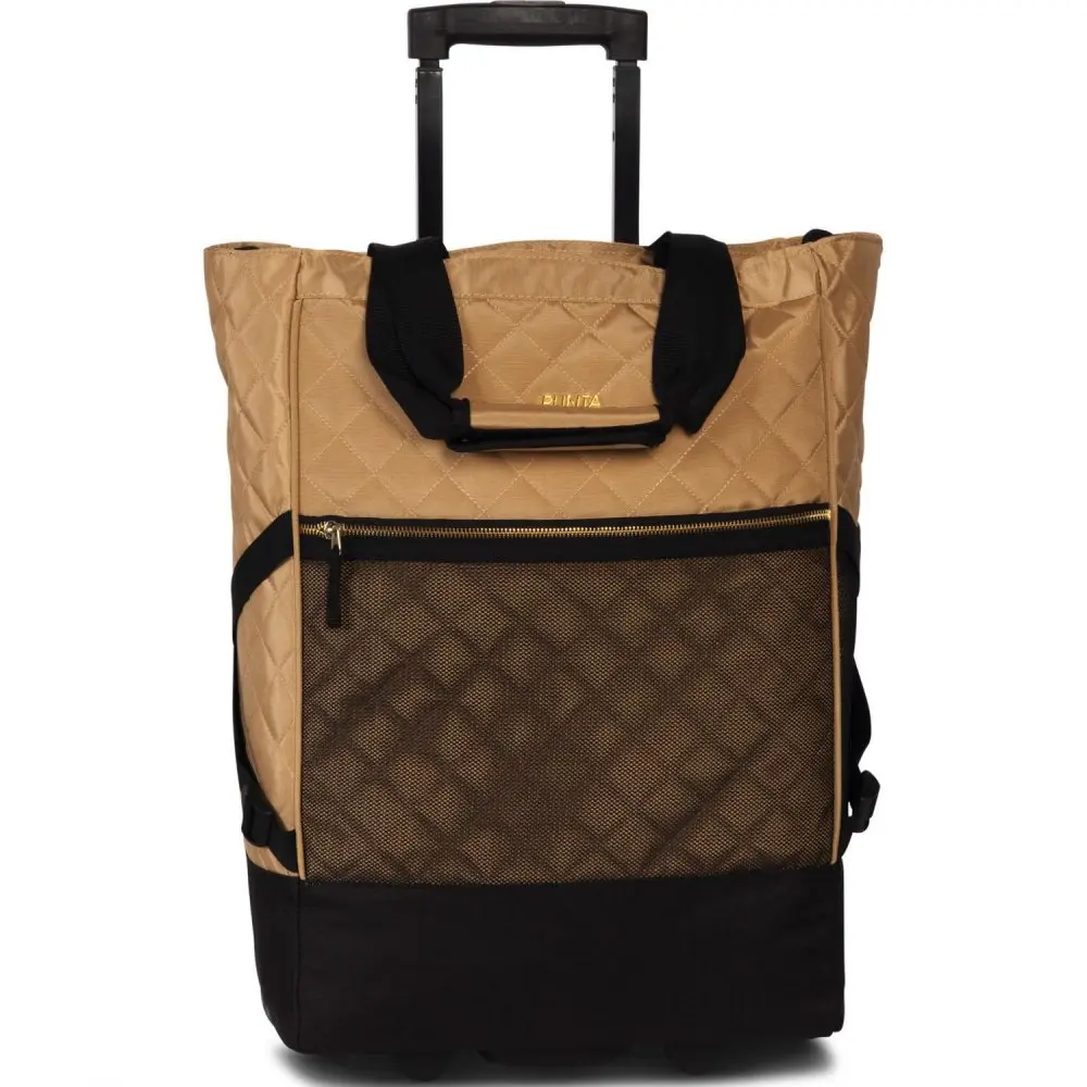PUNTA Wheel Classy nákupní taška - béžovo-černá - 33L