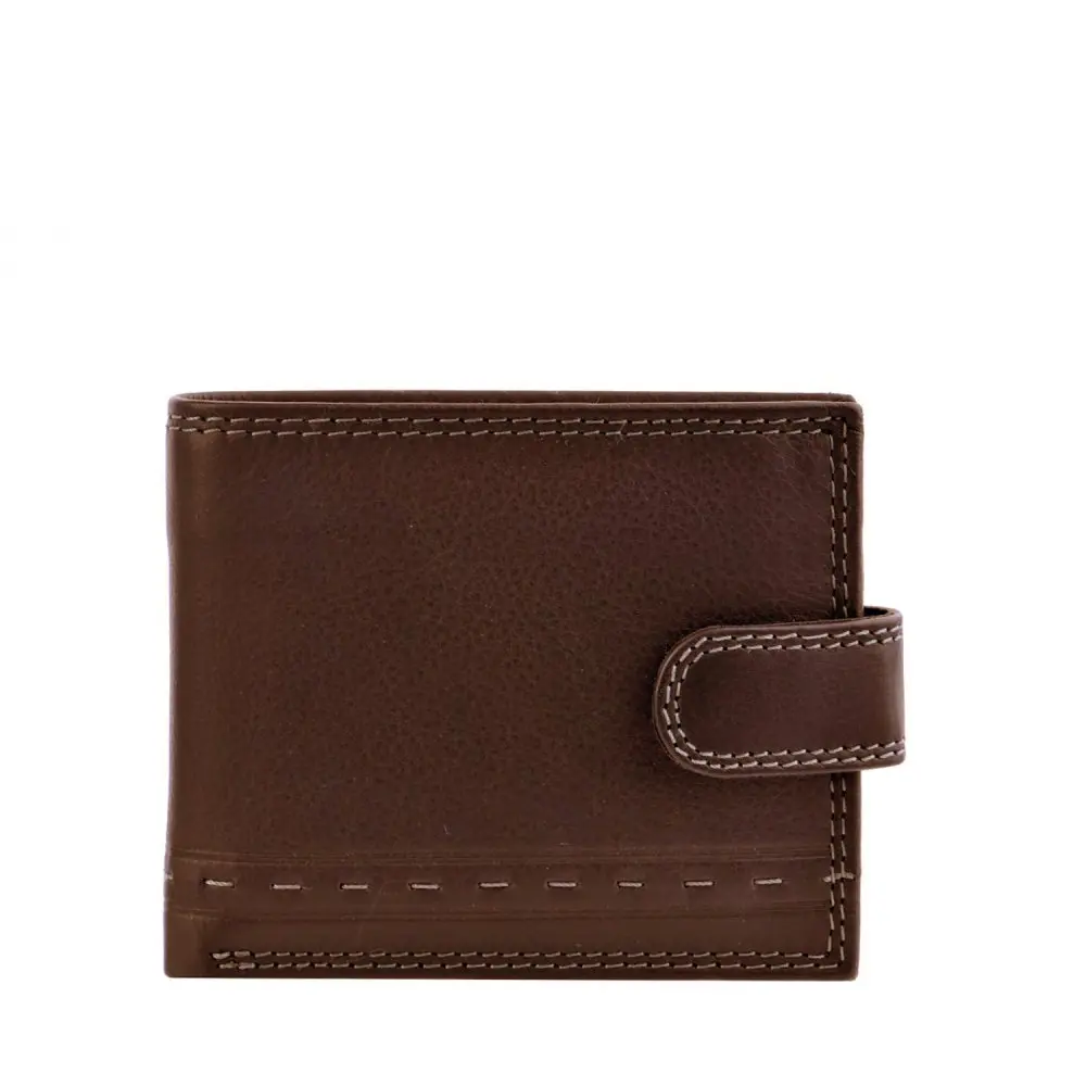 Giglio leather Kožená pánská peněženka ART-145 hnědá