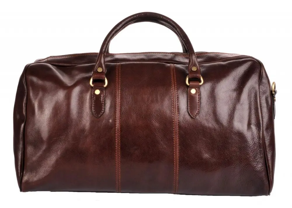 Giglio leather Pánská kožená cestovní taška 0788 tmavě hnědá