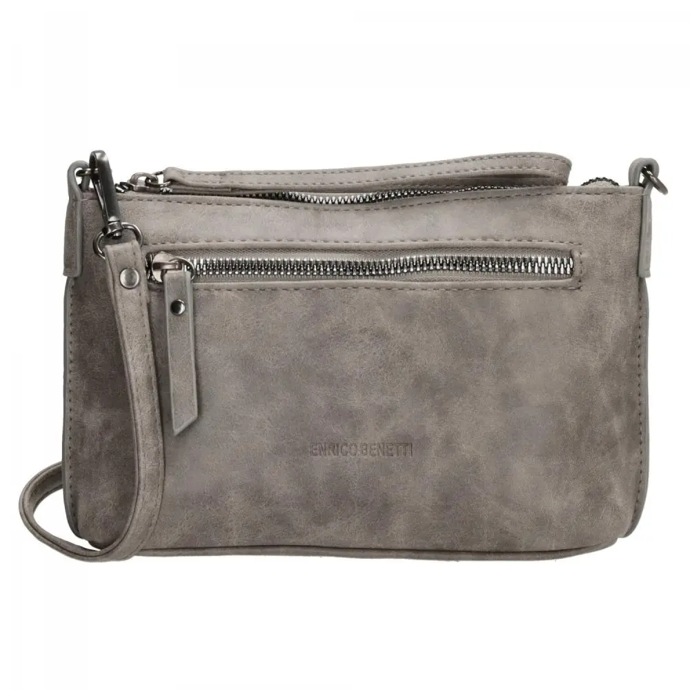 Malá crossbody kabelka Enrico Benetti Zoë 66907-124 šedá