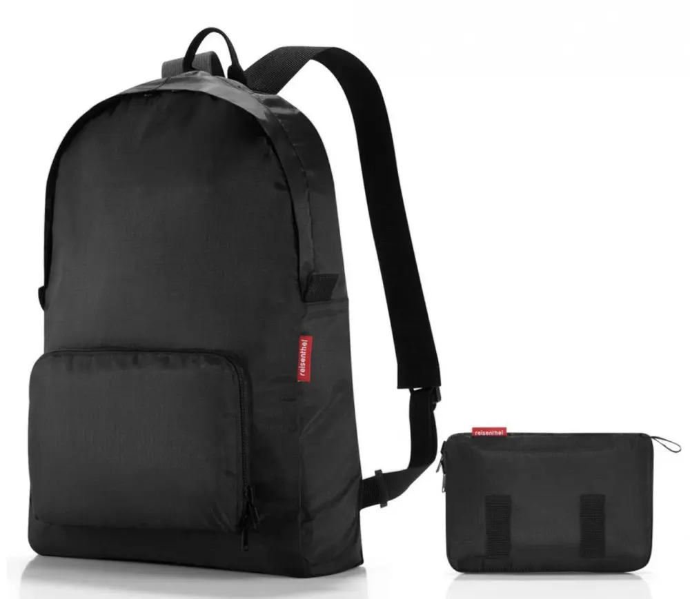 Reisenthel Mini Maxi Rucksack Black – skládací batoh AP7003