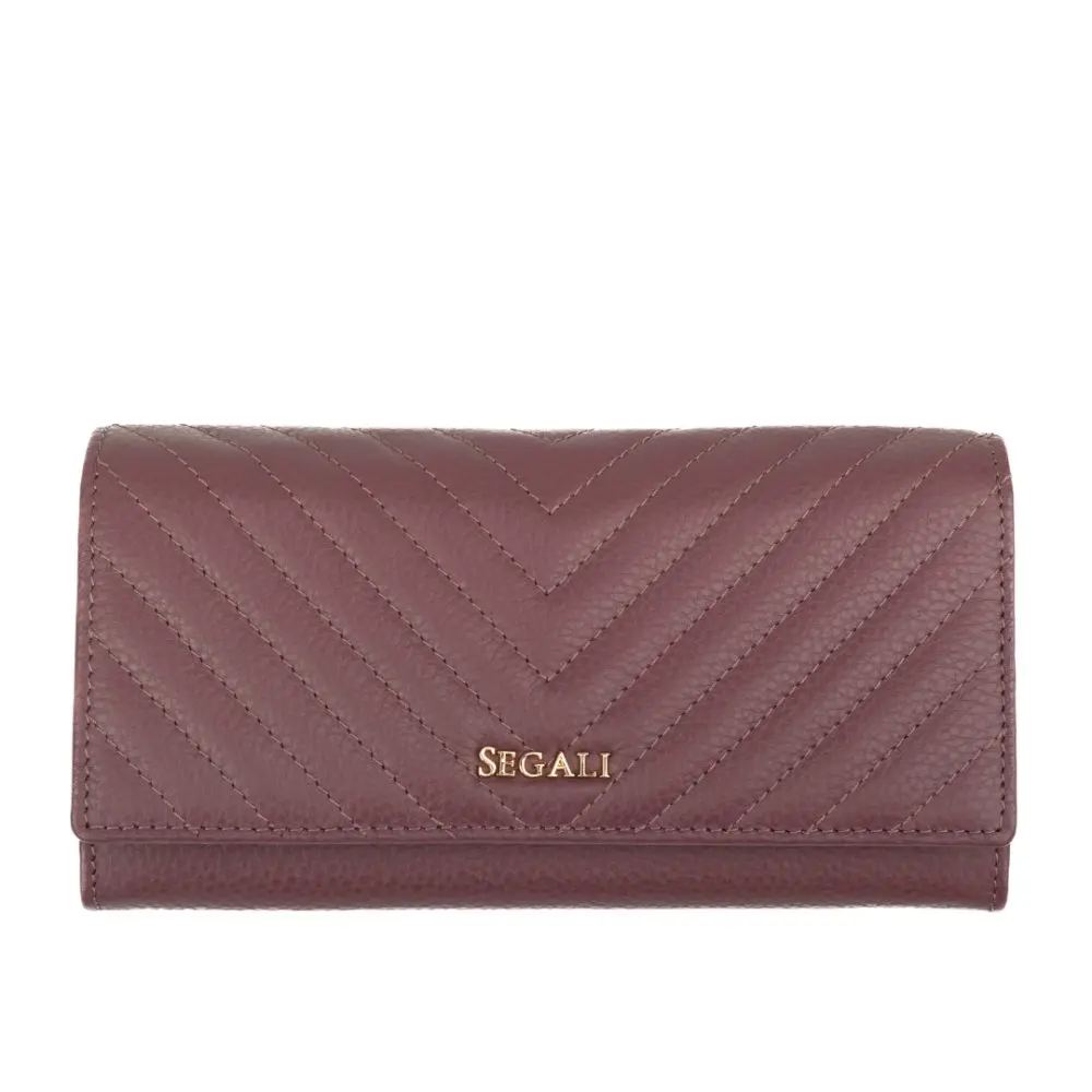 Dámská peněženka kožená SEGALI 50511 purple