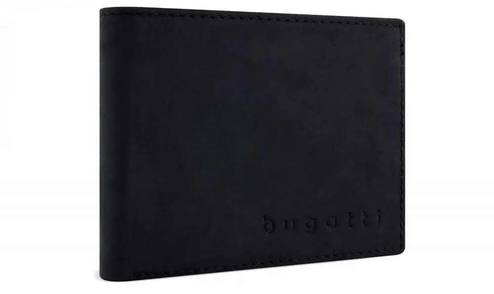 Pánská kožená peněženka Bugatti LUCA 49563201 černá