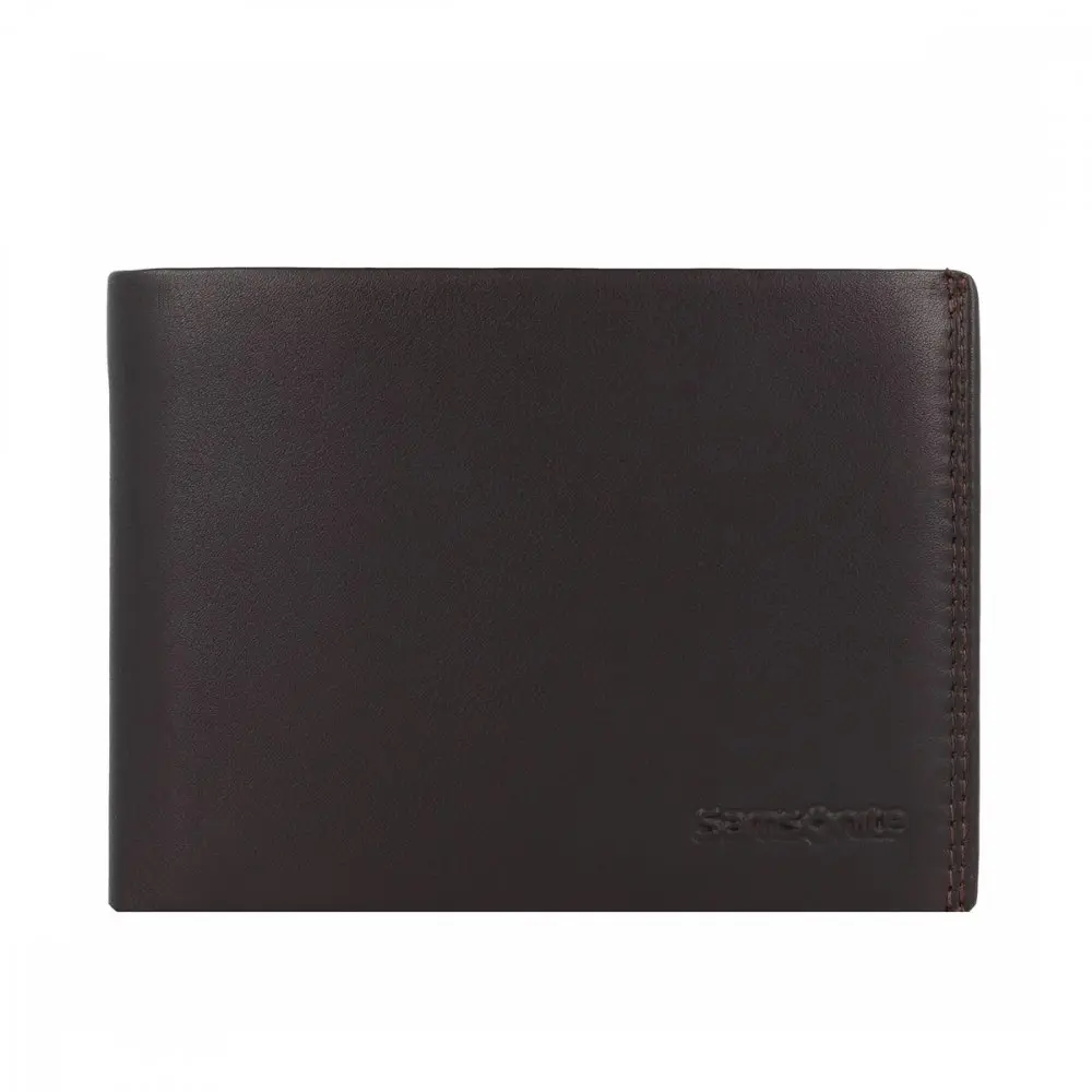 Samsonite Attack 2 SLG 047 pánská kožená peněženka hnědá 144446-1320
