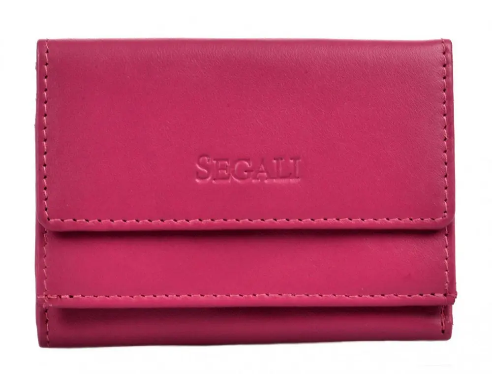 Dámská malá peněženka SEGALI SG-1756 fialová Fuchsia
