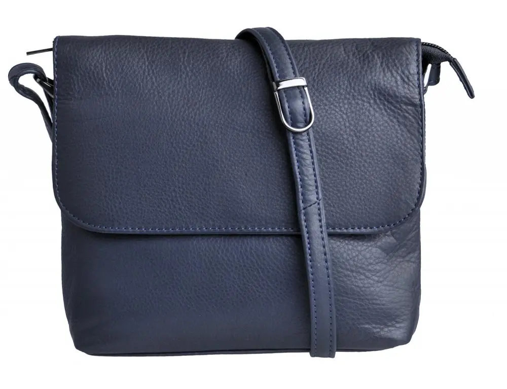 New bags leather malá kabelka přes rameno LB-204 tmavě modrá