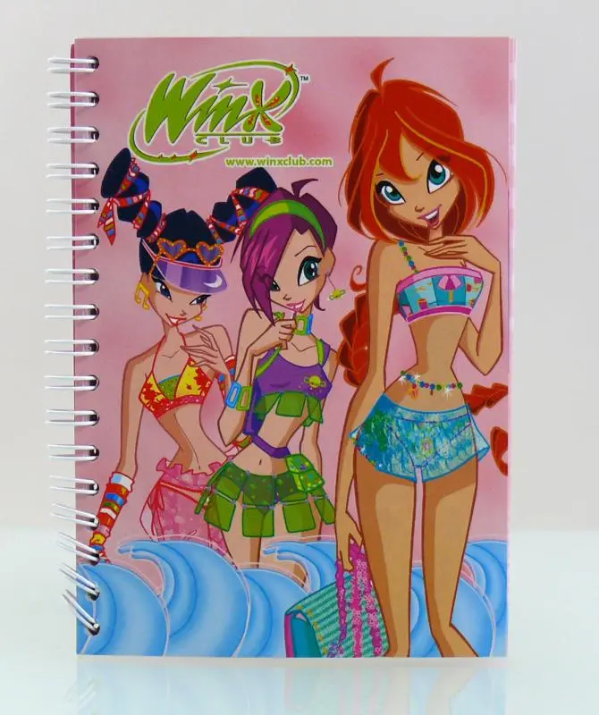 Winx Malý poznámkový blok A6 linky 040646