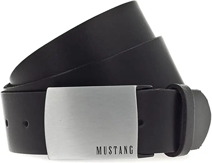 Kožený pásek Mustang MG2102L15-0791 černý