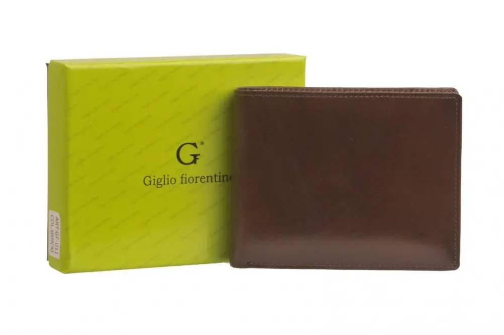 Giglio leather Pánská peněženka GF-011 hnědá