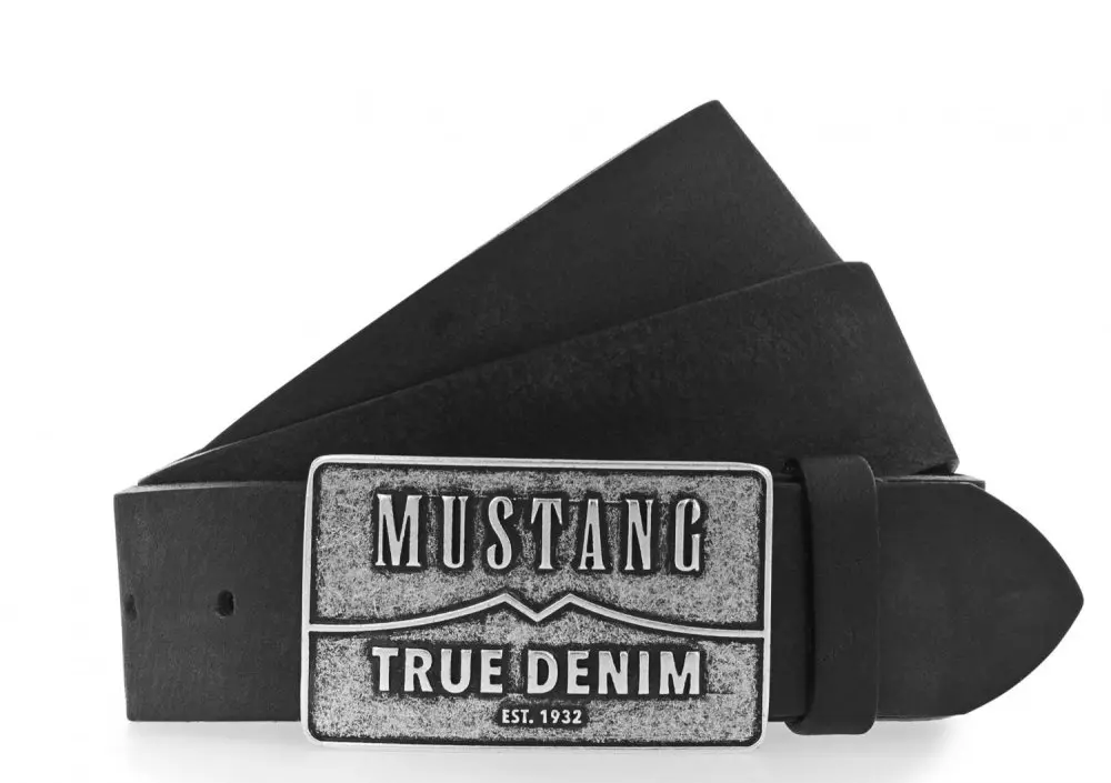 Pánský kožený pásek Mustang MG2170R17-0790 černý