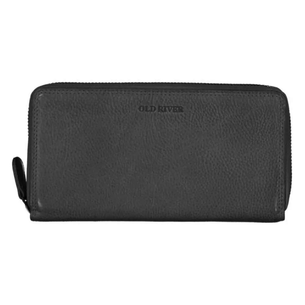 Prostorná dámská peněženka celá zip Old River RFID PWS-670 černá