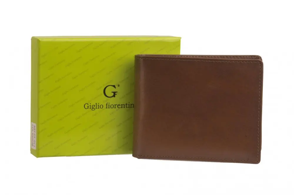 Giglio leather Pánská kožená peněženka GF-013 hnědá