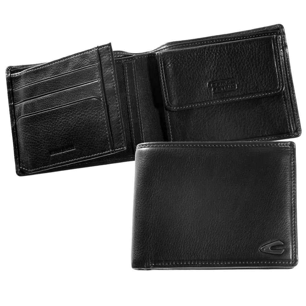 Camel Active Kožená pánská peněženka RFID ( zip na bankovky ) B34-705-60 černá