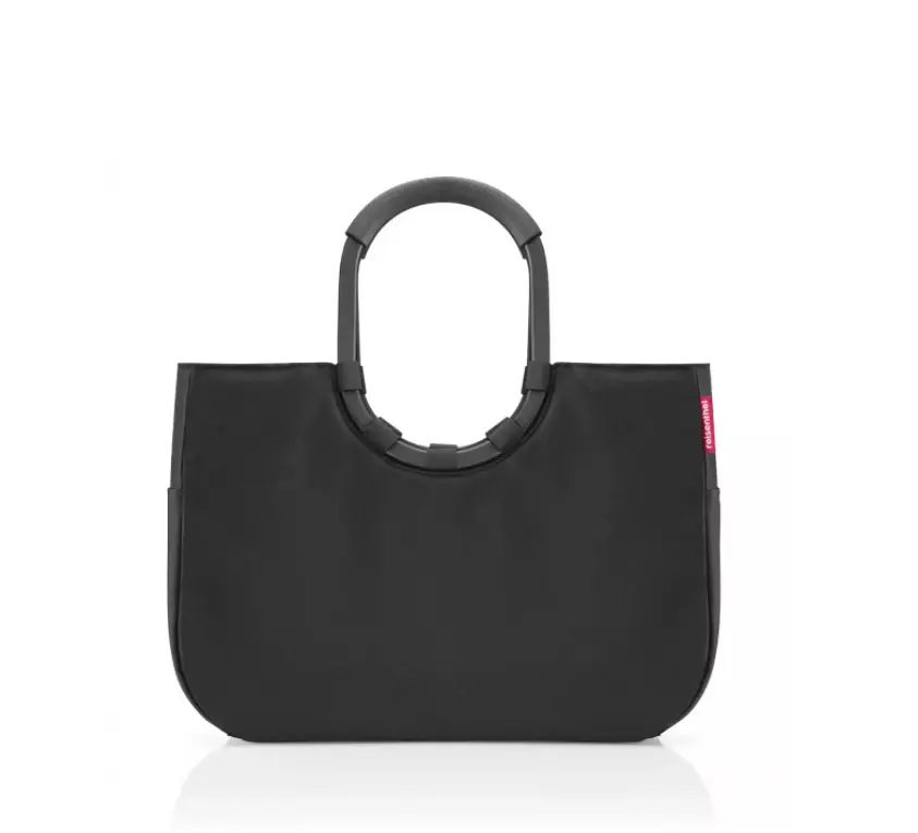 Moderní nákupní košík z udržitelného materiálu Loopshopper L frame black/black OR7040