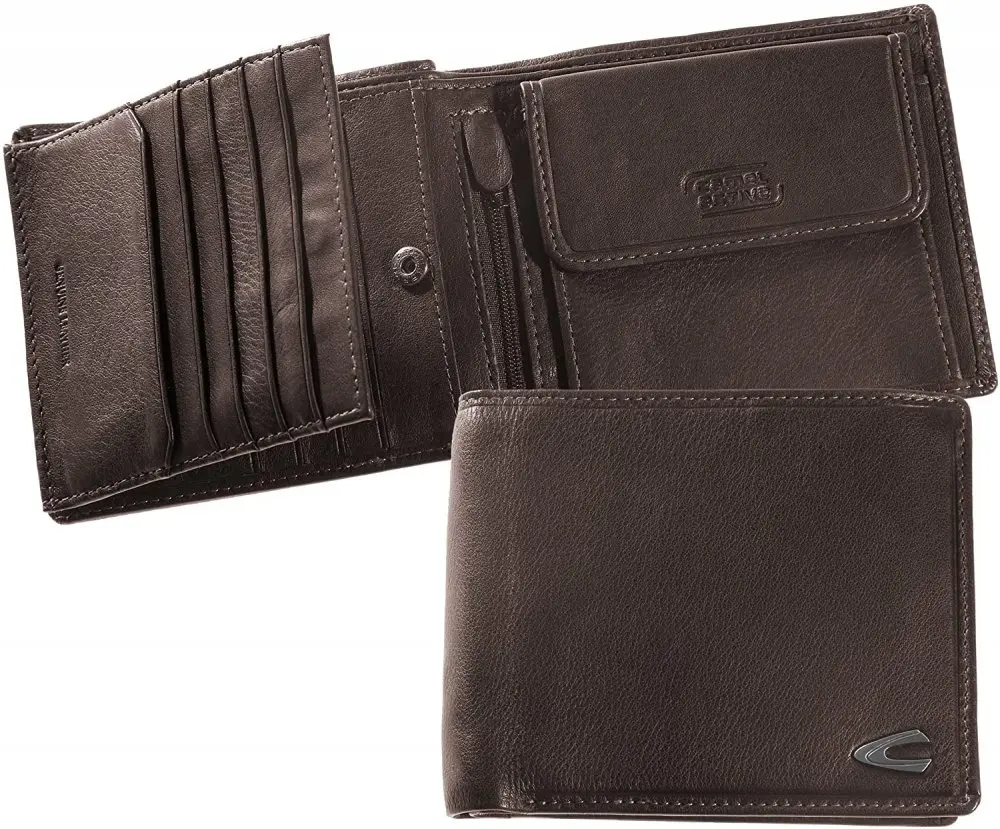 Kožená peněženka RFID Safe  B34-706-20 hnědá