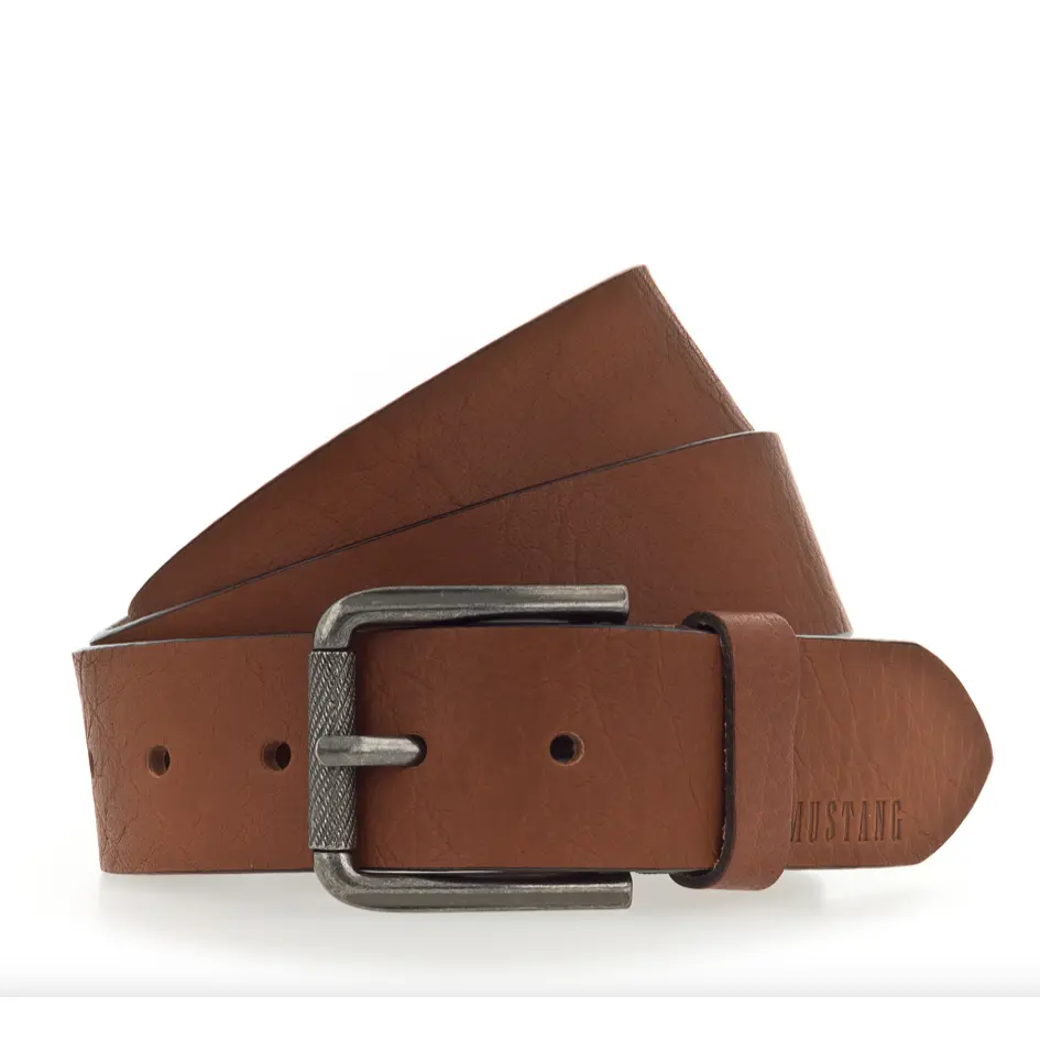 Kožený pásek MUSTANG MG2053R27-0645 světle hnědý cognac