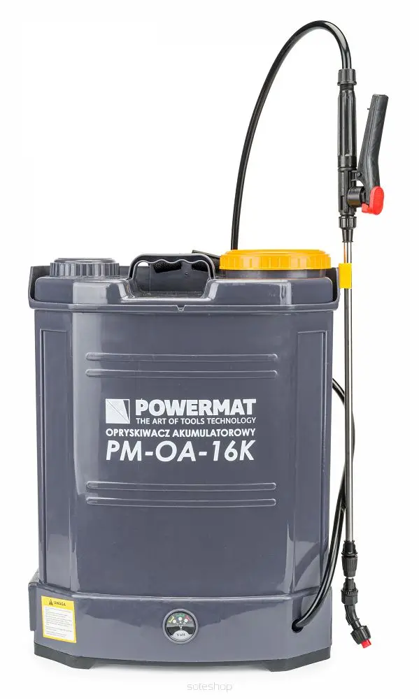 AKU postřikovač POWERMAT PM-OA-16K, 16 l, 8 Ah