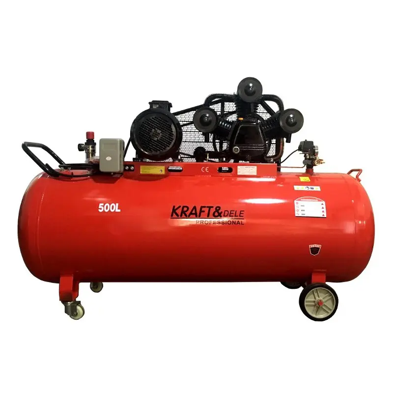 Olejový třípístový kompresor Kraft&Dele KD1413, 500 l, 400 V