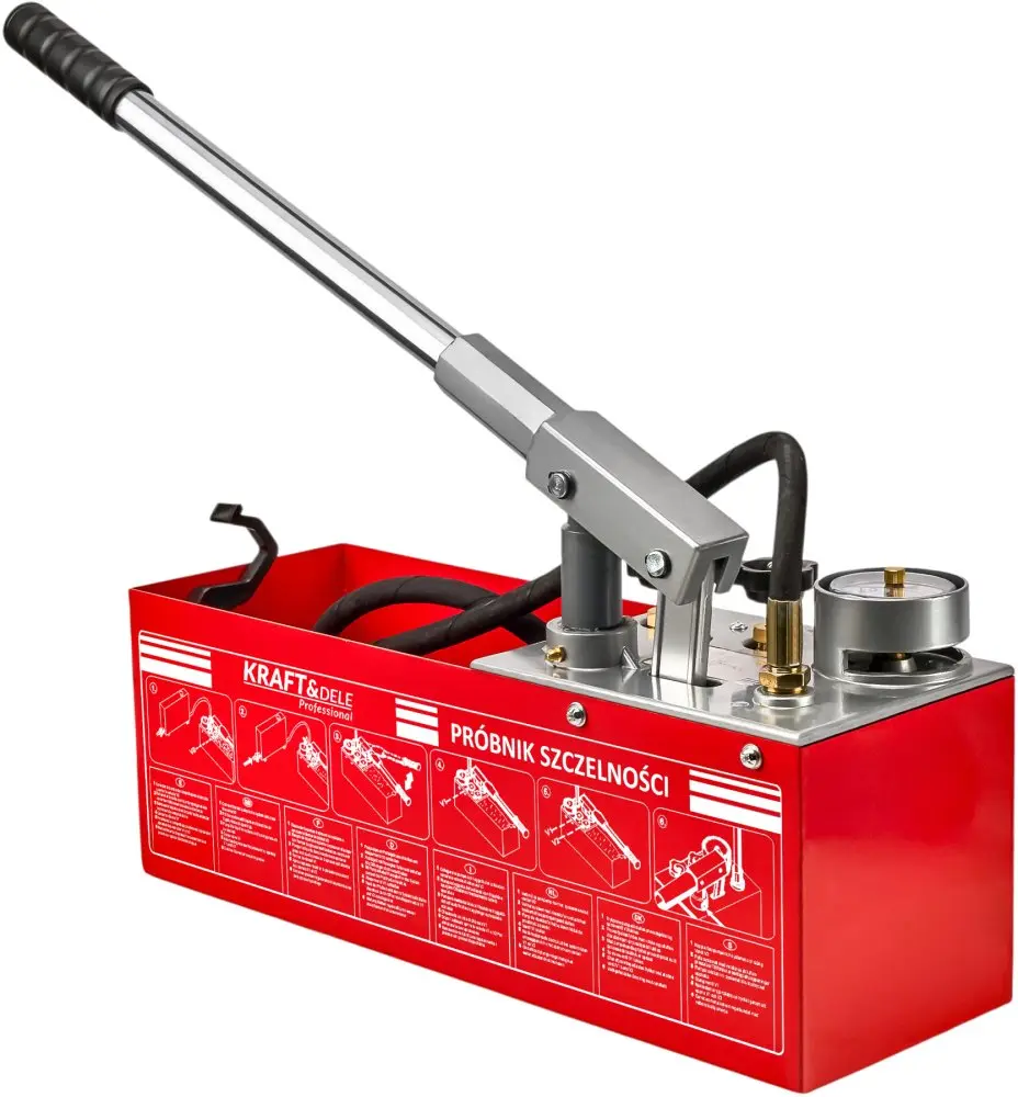 Ruční čerpadlo pro tlakové zkoušky KRAFT&DELE KD10478, 12 l, 50 bar