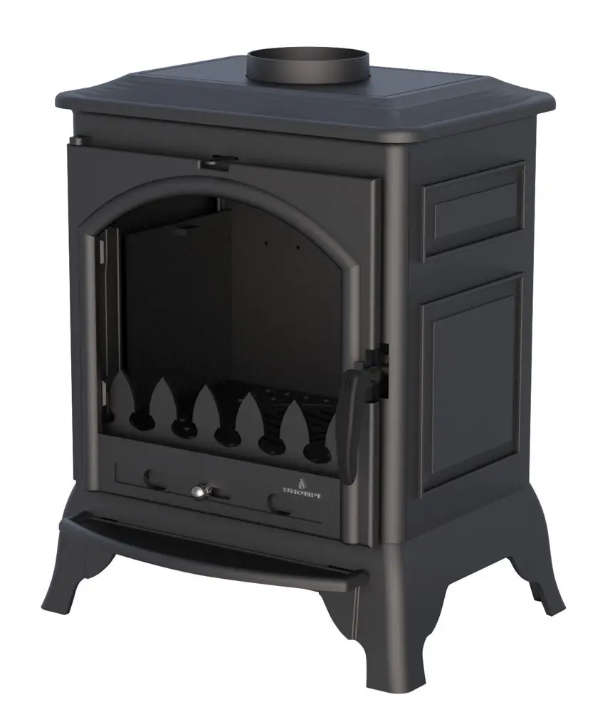 Krbová kamna BRONPI ORDESA, 10 kW, černá