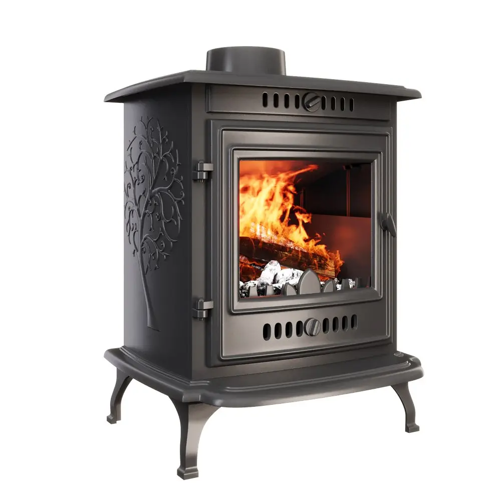 KAWMET Litinová krbová kamna P10 - 6,8 kW ECO