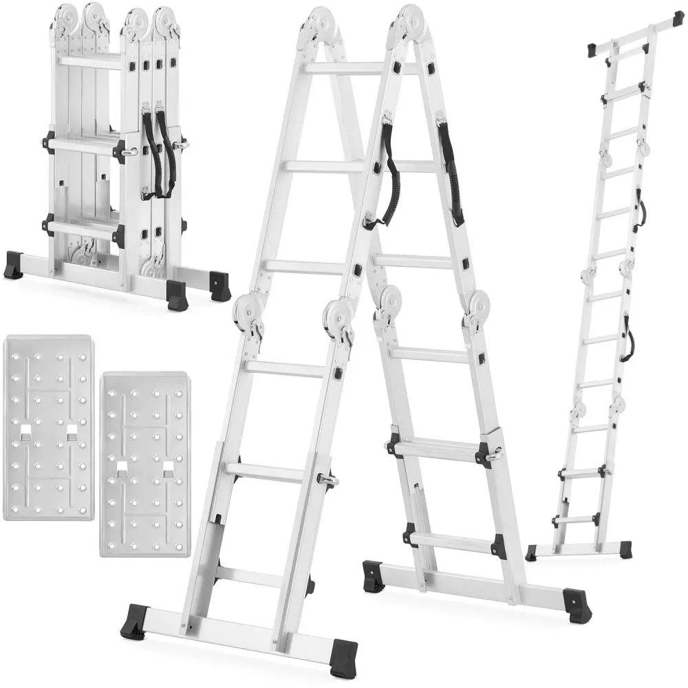 Teleskopický kloubový žebřík s plošinou HIGHER ML-103D, 4x3, pracovní výška 470 cm