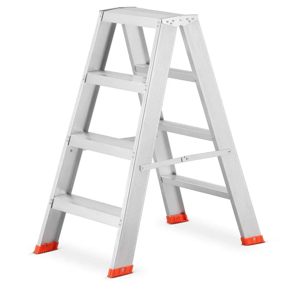 Montážní dvoustranný žebřík HIGHER S-1904, 2x4, pracovní výška 282 cm