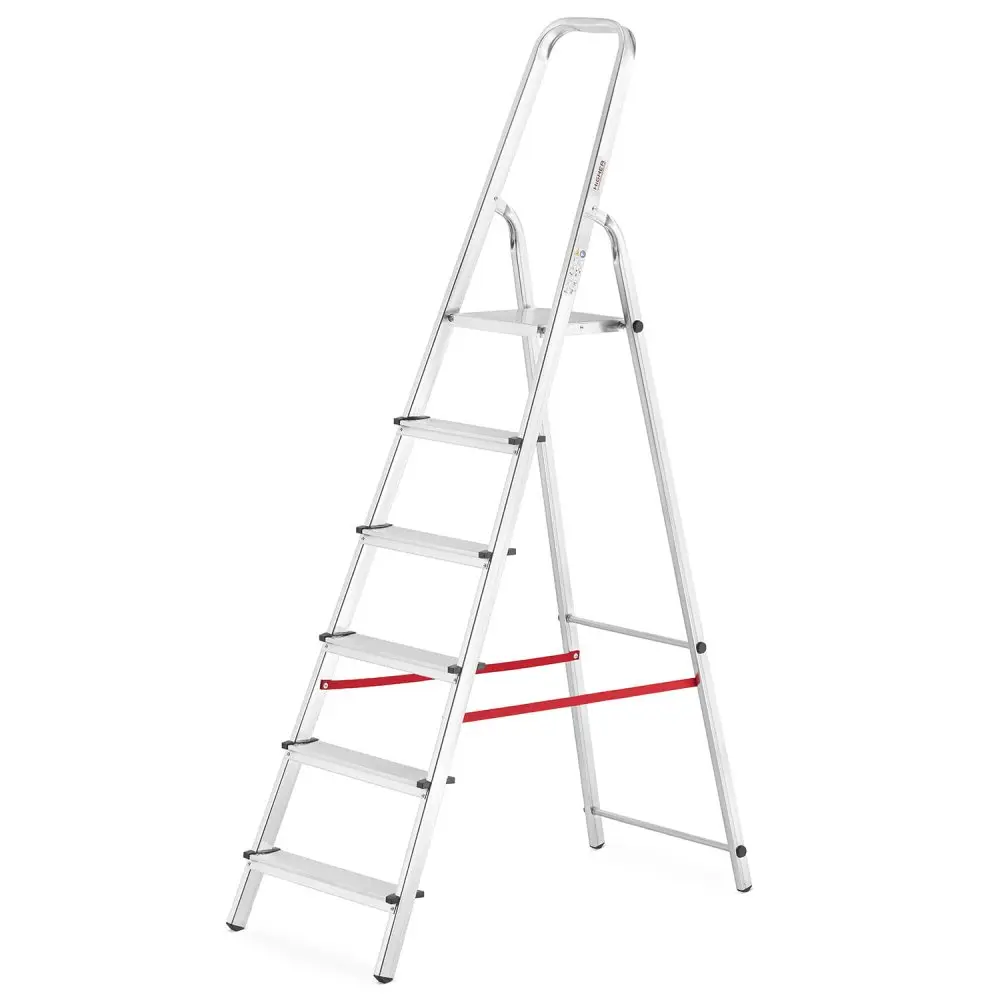Domácí schůdky jednostranné HIGHER ALD6, 5+1, pracovní výška 320 cm