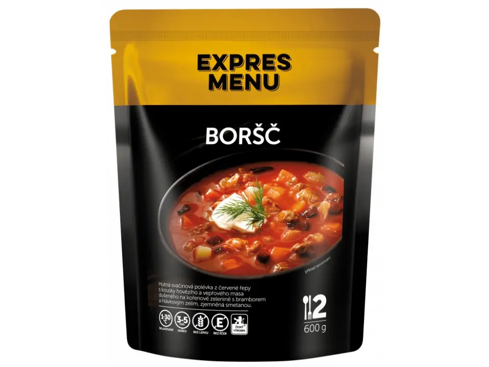 Boršč EXPRES MENU, 2 porce, 600 g