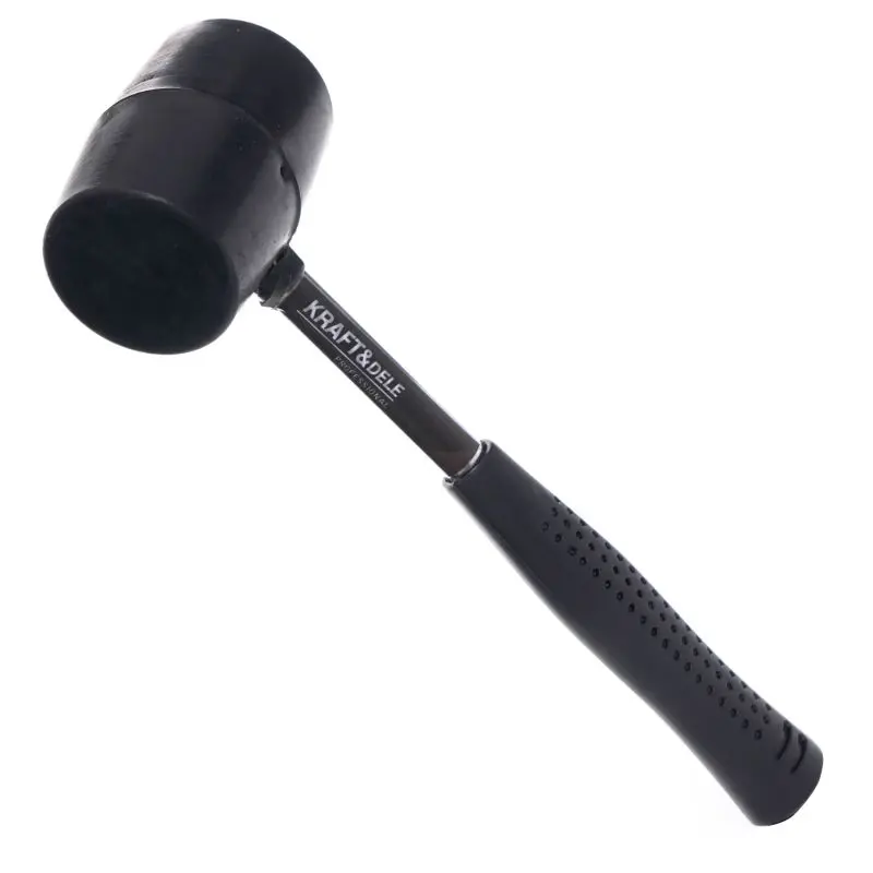 Gumové kladivo se sklolaminátovou rukojetí Kraft&Dele KD902, 450 g