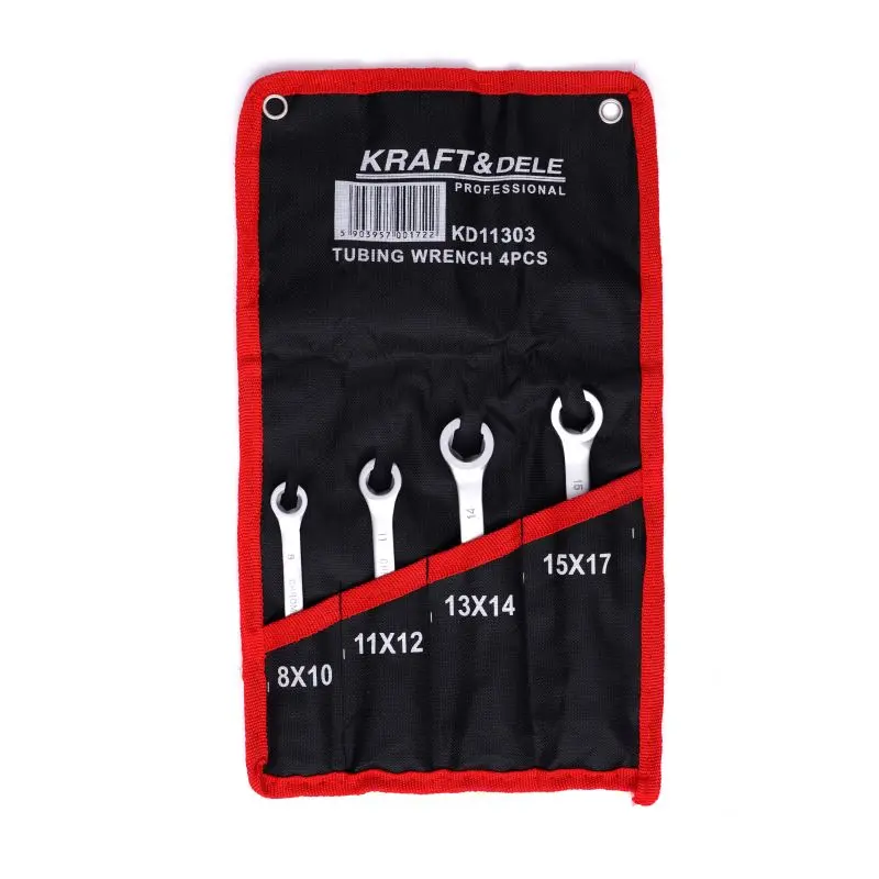 Sada klíčů na brzdové trubky Kraft&Dele KD11303, 4 ks